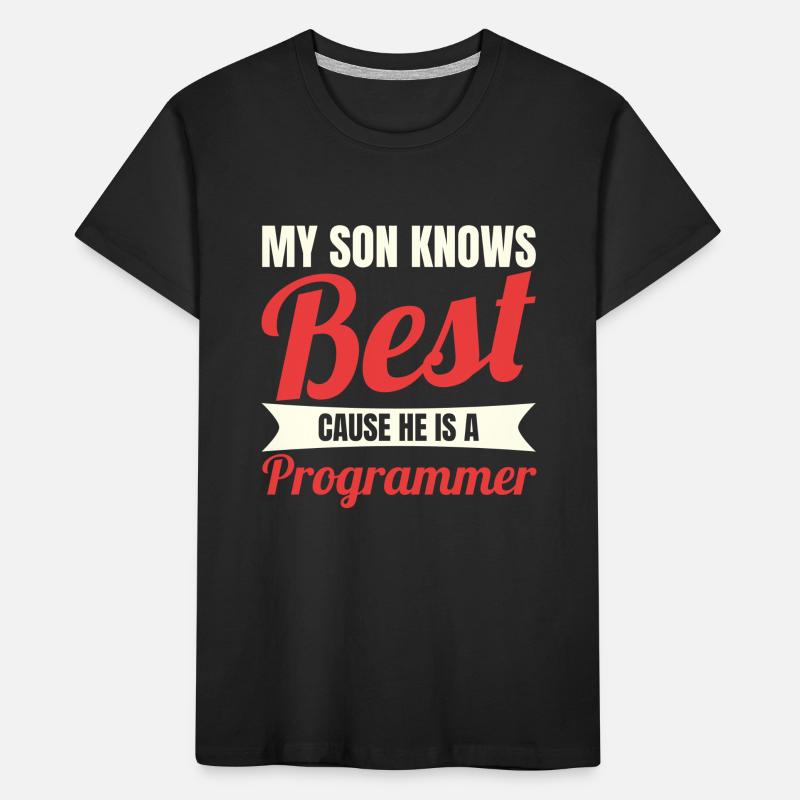 Software Developer Son Kids' Premium Organic T-Shirt