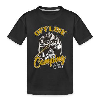 Outdoor - Kinder Premium Bio T-Shirt - Schwarz - Vorne