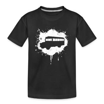 Bus Graffiti - T-shirt bio Premium Enfant - noir - Devant