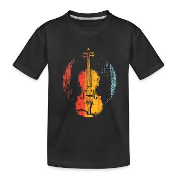 Violon Style BD - T-shirt bio Premium Enfant - noir - Devant