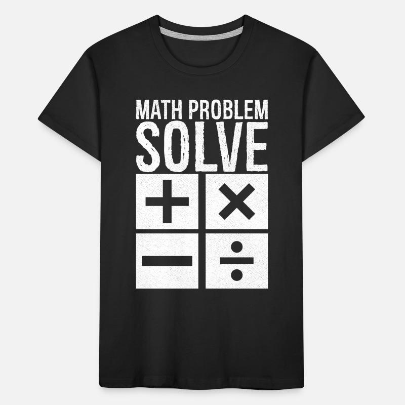 math problem solve Kids' Premium Organic T-Shirt