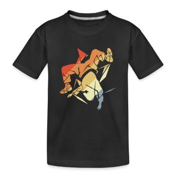 Vintage Breakdancer - T-shirt bio Premium Enfant - noir - Devant