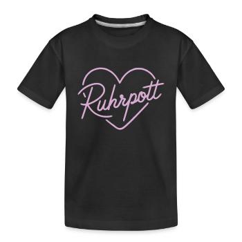 Love Ruhrpott - Kids' Premium Organic T-Shirt - black - Front