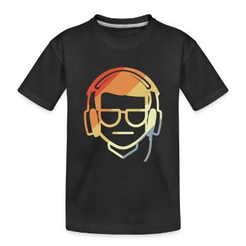 Gamer Dessin Rétro - T-shirt bio Premium Enfant - noir - Devant