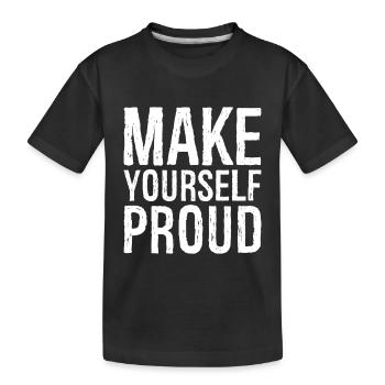 Rendre fier - T-shirt bio Premium Enfant - noir - Devant