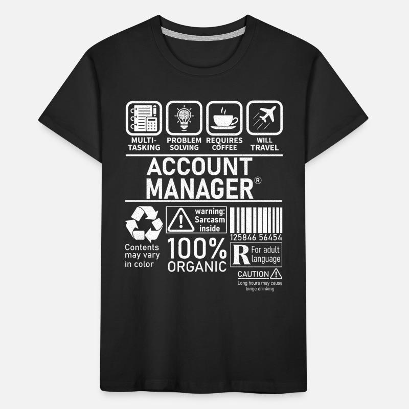 Gestionnaire de compte Résolution de problèmes multitâches T-shirt bio Premium Enfant