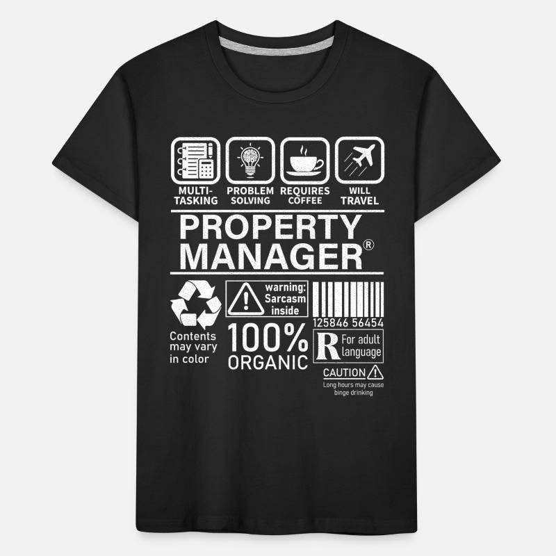 property manager multi tasking problem solving Kinder Premium Bio T-Shirt