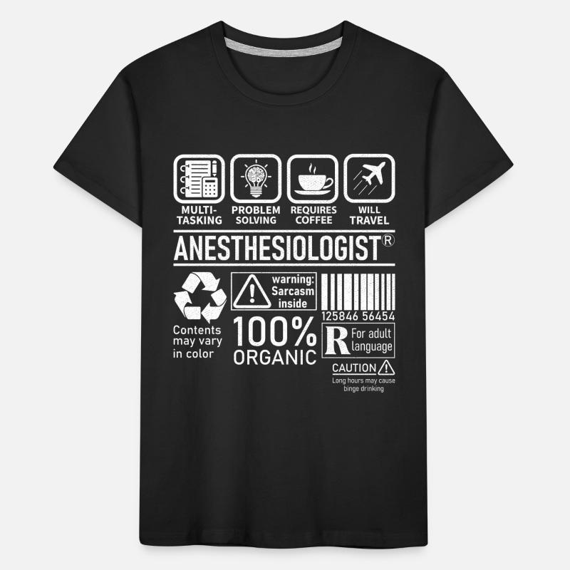 Anesthésiste multitâche résolution de problèmes T-shirt bio Premium Enfant