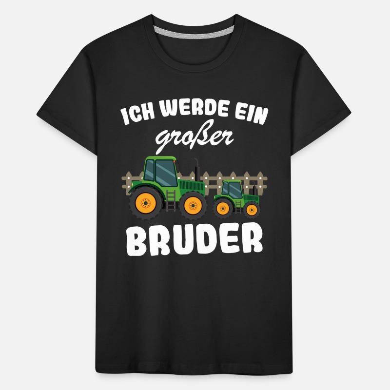 Nachwuchs Verkünden | Ich Werde Großer Bruder 2027 Kinder Premium Bio T-Shirt