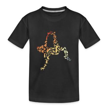 Breakdancer Vintage Look - T-shirt bio Premium Enfant - noir - Devant