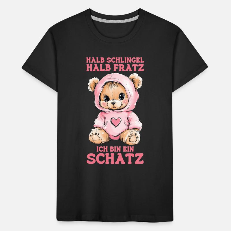 Bear Bear Half Rascal Half Grimace Treasure Kids' Premium Organic T-Shirt