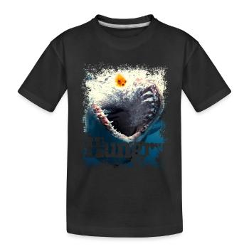 Hungriger Moment - Kinder Premium Bio T-Shirt - Schwarz - Vorne