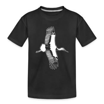 La majesté du ciel - T-shirt bio Premium Enfant - noir - Devant