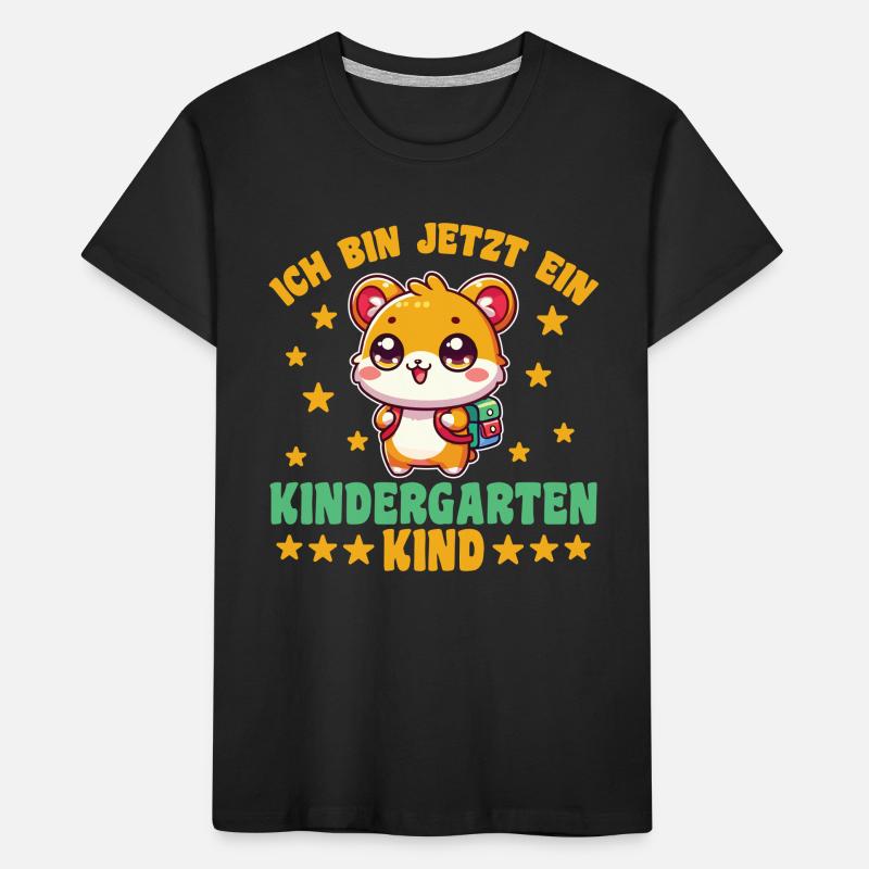 ich bin jetzt ein Kindergartenkind 2025 Kindergart Kinder Premium Bio T-Shirt