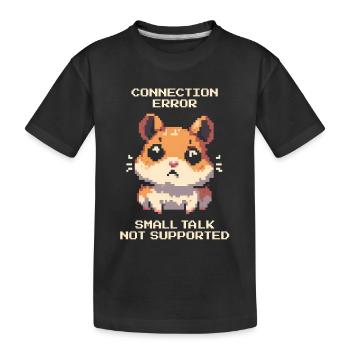 Erreur de connexion : Smalltalk impossible | Intro - T-shirt bio Premium Enfant - noir - Devant