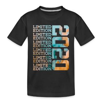 ÉDITION LIMITÉE 2020 6 ANS 6E ANNIVERSAIRE - T-shirt bio Premium Enfant - noir - Devant