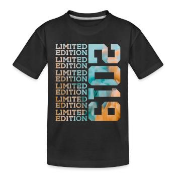 LIMITED EDITION 2019 7 YEARS 7TH BIRTHDAY - Kids' Premium Organic T-Shirt - black - Front