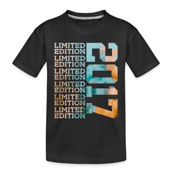 ÉDITION LIMITÉE 2017 9 ANS 9E ANNIVERSAIRE - T-shirt bio Premium Enfant - noir - Devant