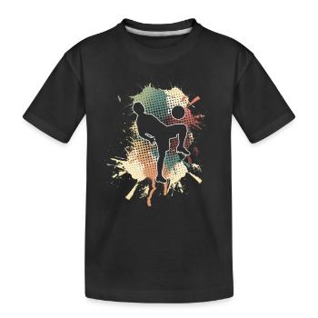 Football - T-shirt bio Premium Enfant - noir - Devant