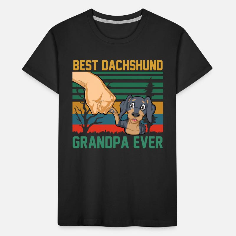 Papi teckel T-shirt bio Premium Enfant