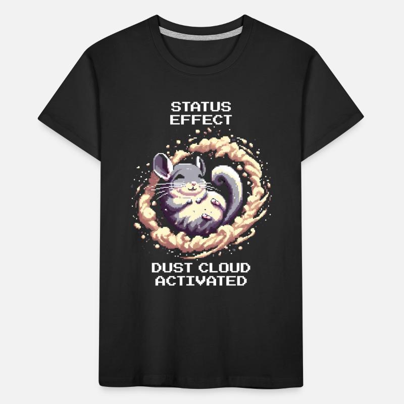 Status Effect: Dust Cloud Active | Chinchilla Kids' Premium Organic T-Shirt