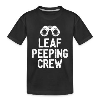 Citation de Leaf Peeping Crew - T-shirt bio Premium Enfant - noir - Devant