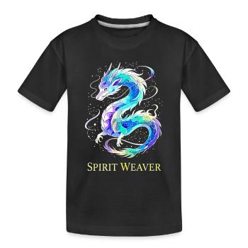 Spirit Weaver Drache - T-shirt bio Premium Enfant - noir - Devant