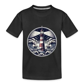 phare - T-shirt bio Premium Enfant - noir - Devant