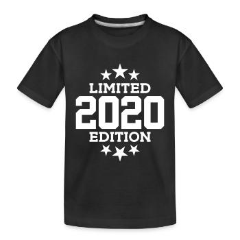 ÉDITION LIMITÉE 6E ANNIVERSAIRE 2020 - T-shirt bio Premium Enfant - noir - Devant