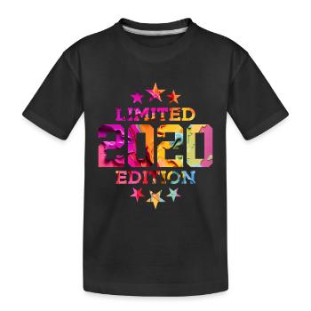 ÉDITION LIMITÉE 6E ANNIVERSAIRE 2020 - T-shirt bio Premium Enfant - noir - Devant