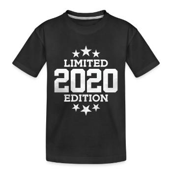ÉDITION LIMITÉE 6E ANNIVERSAIRE 2020 - T-shirt bio Premium Enfant - noir - Devant