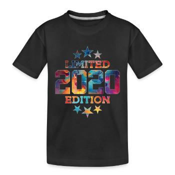 ÉDITION LIMITÉE 6E ANNIVERSAIRE 2020 - T-shirt bio Premium Enfant - noir - Devant