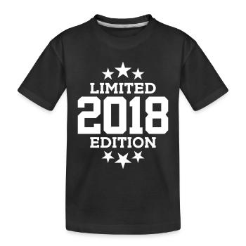 ÉDITION LIMITÉE 8E ANNIVERSAIRE 2018 - T-shirt bio Premium Enfant - noir - Devant