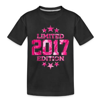 ÉDITION LIMITÉE 2017 9E ANNIVERSAIRE - T-shirt bio Premium Enfant - noir - Devant