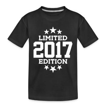 ÉDITION LIMITÉE 2017 9E ANNIVERSAIRE - T-shirt bio Premium Enfant - noir - Devant