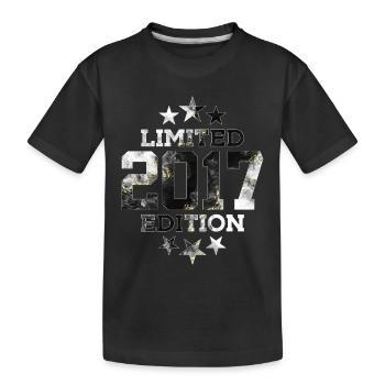 ÉDITION LIMITÉE 2017 9E ANNIVERSAIRE - T-shirt bio Premium Enfant - noir - Devant