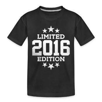 ÉDITION LIMITÉE 2016 10E ANNIVERSAIRE - T-shirt bio Premium Enfant - noir - Devant