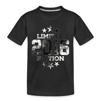 ÉDITION LIMITÉE 2016 10E ANNIVERSAIRE - T-shirt bio Premium Enfant - noir - Devant