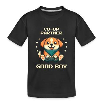Co-op Partner: Good Boy | Dog buddy - Kids' Premium Organic T-Shirt - black - Front