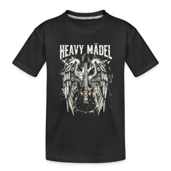 Heavy Metal Rock Festival Heavy Girl Rock Music - T-shirt bio Premium Enfant - noir - Devant