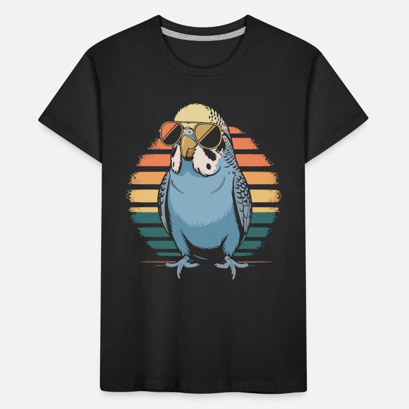 Perruche colorée T-shirt bio Premium Enfant