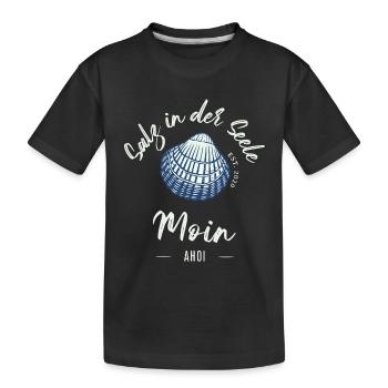 Le sel dans l’âme | Bonjour - T-shirt bio Premium Enfant - noir - Devant