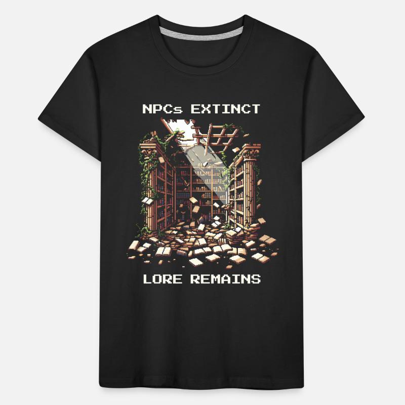 NPCs weg, Lore bleibt | Postapokalyptik Kinder Premium Bio T-Shirt