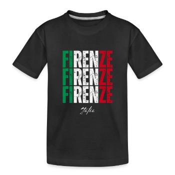 J’aime Florence, Florence Italie - T-shirt bio Premium Enfant - noir - Devant