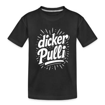 Pull épais Neon Typo - T-shirt bio Premium Enfant - noir - Devant