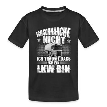 Truck Driver - Kids' Premium Organic T-Shirt - black - Front