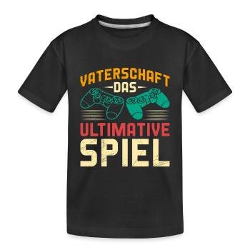 PATERNITÉ LE JEU ULTIME Plaisir - T-shirt bio Premium Enfant - noir - Devant
