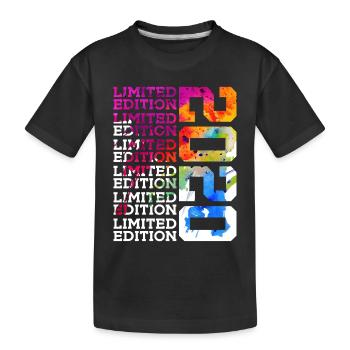 ÉDITION LIMITÉE 2020 6 ANS 6E ANNIVERSAIRE - T-shirt bio Premium Enfant - noir - Devant