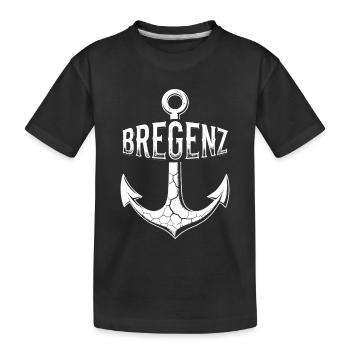 Anchor Bregenz Lake Constance Austria - Kids' Premium Organic T-Shirt - black - Front