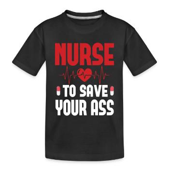 Infirmier - T-shirt bio Premium Enfant - noir - Devant